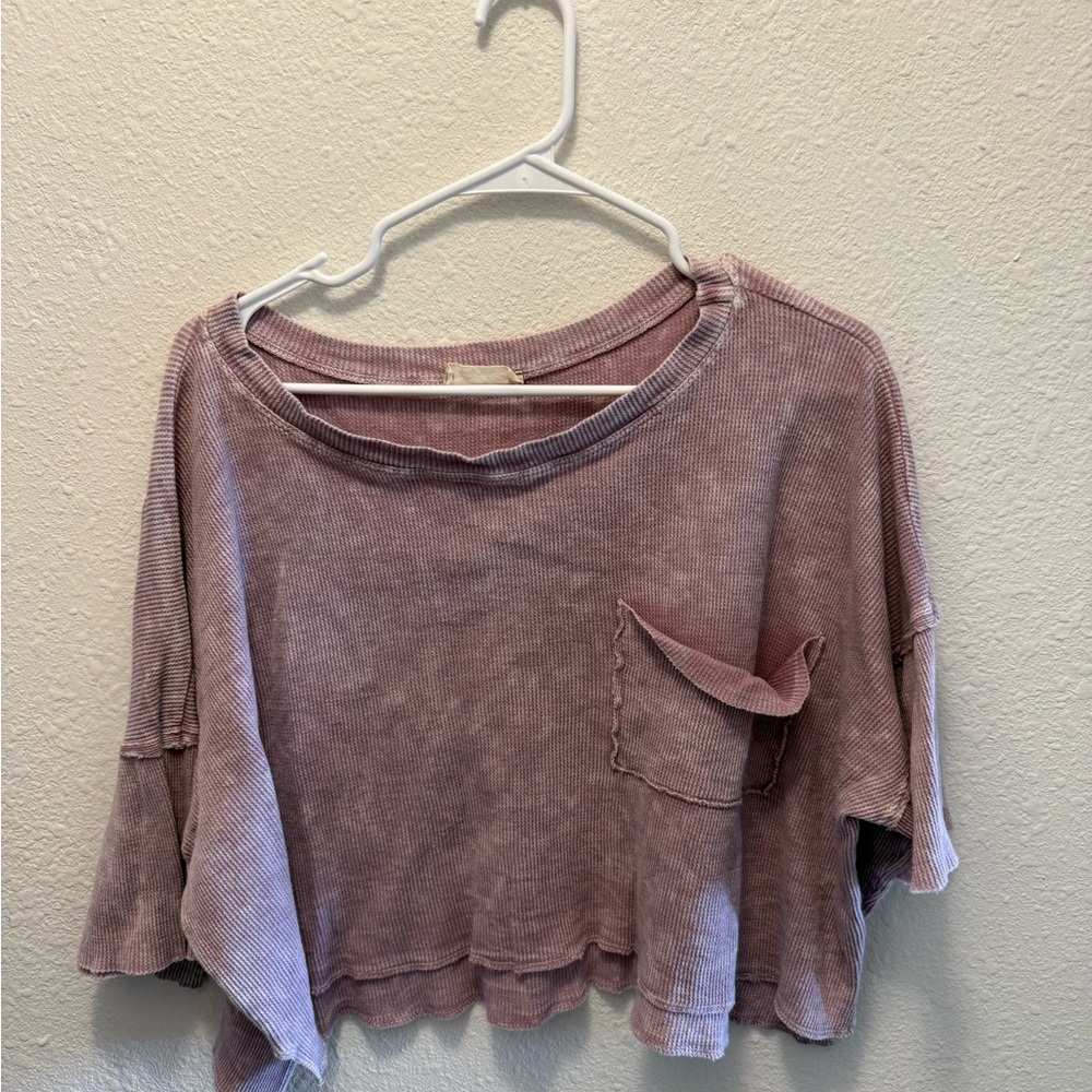 Altar’d State Distressed Loose Top